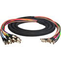 Laird Gepco 3G/HD-SDI 12-Channel DIN 1.0/2.3 to BNC Female Video Adapter Snake Cable - 3 Foot
