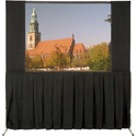 Photo of Da-Lite Ultra Velour Masking Panel for Fast-Fold Frames 83 x 144 One Pair - Black