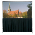 Photo of Da-Lite 36782 Fast-Fold Skirt for Deluxe/Heavy Duty Deluxe and Truss Screens - 108-Inch x 192-Inch - Black