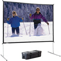 Da-Lite 88624HD Heavy Duty Fast-Fold Deluxe Complete Screen DaTex 56x96