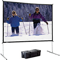 Photo of Da-Lite Fast-Fold Deluxe Screen System - Portable Folding Frame Projection Screen - 158 Inch Screen