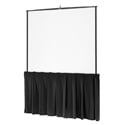 Photo of Da-Lite 94135 84 Inch Black Tripod Skirt
