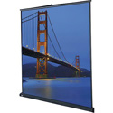 Da-Lite 98041 Floor Model C Pull-Up Front Projection Screen with Reduced Spring Tension for Ease of Use - 87x116 Inch