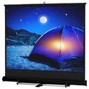 Photo of Da-Lite Floor Model C Series Projection Screen - Pull-Up Screen for Rental/Stage and Hospitality - 180 Inch Screen