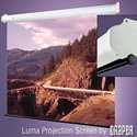 Draper 207003 Luma 70 inch x 70 inch Matt White front Projection Screen