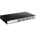 D-Link DGS-1210-28P 28 Port PoE Gigabit Smart Switch Including 4 Gigabit SFP Ports TAA Compliant