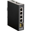 D-Link DIS-100G-5SW 5-Port Gigabit Unmanaged Industrial Switch with one Gigabit SFP Port