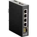 Photo of D-Link DIS-100G-5SW 5-Port Gigabit Unmanaged Industrial Switch with one Gigabit SFP Port