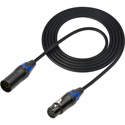 Photo of Sescom DMX-10 Lighting Control Cable 5-Pin XLR Male to 5-Pin XLR Female Black - 10 Foot