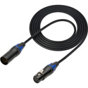 Photo of Sescom DMX Lighting Control Cable 5-Pin XLR Male to 5-Pin XLR Female Black - 25 Foot