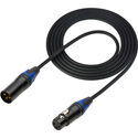Photo of Sescom DMX-3M3F-50 Lighting Control Cable 3-Pin XLR Male to 3-Pin XLR Female Black - 50 Foot