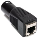 Photo of Sescom DMX-3XM-CAT5 C-Point Series 3-Pin XLR Male to RJ45 DMX Adapter