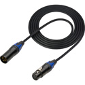 Photo of Sescom DMX Lighting Control Cable 5-Pin XLR Female to 3-Pin XLR Male Black - 5 Foot