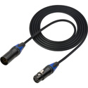 Photo of Sescom DMX-5M3F-10 Lighting Control Cable 5-Pin XLR Male to 3-Pin XLR Female Black - 10 Foot