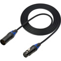 Photo of Sescom DMX Lighting Control Cable 5-Pin XLR Male to 3-Pin XLR Female Black - 10 Foot