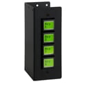 Photo of DNF EB-44-RV Control Buddy 4 Ethernet Buttons with 4 GPI (in/out) & Serial Port - Vertical Mount Fits 3ru panel