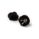 Photo of DPA AIR1 Universal Fur Windscreen for Round Omni Miniature Mics 0.10-0.17 Inches - Black - Small - 2/Pack