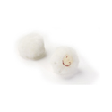 Photo of DPA AIR1 Universal Fur Windscreen for Round Omni Miniature Mics 0.10-0.17 Inches - White - Small - 2/Pack