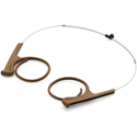 DPA HE2C8P Dual Headset Mount for D:Fine Headsets - Brown