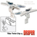 Draper 227016 T-Bar Twist Clips (Aluminum) (Star/Luma)