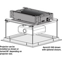 Draper 300323 AeroLift 150 - 110 Volt Ceiling-Recessed Projector Lift