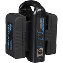 Photo of Dracast DR90A2CK 2 90 Watt Hour Gold Mount Li-Ion Batteries with Dual Charger