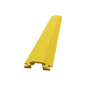 Photo of Duraline FCC999-60 Floor Cord Protector with Single 1.5 Inch x 0.5 Inch Channel - Yellow - 5 Foot