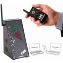 DSan PC-SYS-AS3 PerfectCue Audio & Visual Cueing System with 3 Button Transmitter & 4-pin XLR for Belt-pack Intercoms