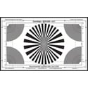 Photo of DSC Labs SW12-BFR Back Focus Test Chart with Resolution - Standard  21.3 x 13 inches