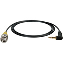 Photo of Laird Canare L-2.5CHWS DSLR 3.5mm Right-Angle TRS Male to BNC Male 75 Ohm Video Interface Cable - 6 Foot