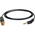 Photo of Laird DSLR-CRCA-1 Belden 179DT DSLR 3.5mm Right-Angle TRS Male to RCA Male 75 Ohm Video Interface Cable - 1 Foot