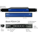 Photo of Dataprobe iBoot-PDU4-C20 Switched PDU 4 Outlet IEC 20A