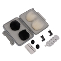 Deity Microphones WLP Lavalier Deluxe Accessory Kit w/ 2x Foam Windscreens and Carrying Case - Fits Most 4mm Lav Mics