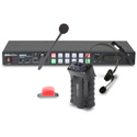 Photo of Datavideo ITC-300 Digital Intercom System - 8 Remote Users - Base Station/Headsets/Belt Packs/Tally Lights for 4 Users