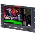 Datavideo TLM-170KR 4K UHD LCD Rack Mount 17 Inch ScopeView Production Field Monitor for Broadcast and Live Production