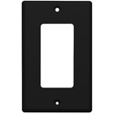 Photo of Black Decora 1-Gang Cover Plate