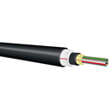 OCC DX004VALE9KB D-Series 4-Ch 50um 10Gigabit MM Distribution Field Broadcast Rodent Deterrent Cable - Black - Per Foot