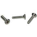 NEUTRIK E-SCREW1-12NI Nickel Self-tapping PLASTITE Screw 2.9x1.06 Tri-Rondular Config - 100 Per Pack