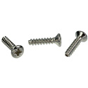 Neutrik E-SCREW1-12NI Nickel Self-tapping PLASTITE Screw 2.9x1.06 Tri-Rondular Config - 100 Per Pack