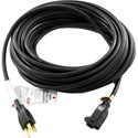 Pro Co E163-12 Black Electrical Extension Cord 16 Gauge 3-Conductor - 12 Foot