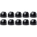 Photo of Shure EABKF1-10L Large Black Foam Sleeves (Ten Included/Five Pair)