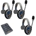 Photo of Eartec ETP3S UltraLITE PRO16 Long Range Dual Ch. Full-Duplex Wireless Intercom with 3 Single-Ear Headsets - 2.4 GHz