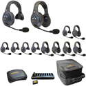 Photo of Eartec EVADE EVX1266-CM Full Duplex Dual Channel Wireless Intercom System w/ 6 Single 6 Dual-Ear Headsets