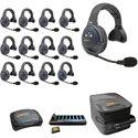 Photo of Eartec EVADE EVX13S-CM Full Duplex Dual Channel Light Industrial Wireless Intercom System w/ 13 Single-Ear Headsets