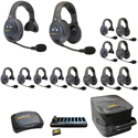 Photo of Eartec EVADE EVX1477-CM Full Duplex Dual Channel Wireless Intercom System w/ 7 Single 7 Dual-Ear Headsets