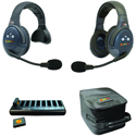 Photo of Eartec EVADE EVX2SD Full Duplex Light Industrial Wireless Intercom System with 1 Single 1 Dual-Ear Headset