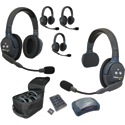 Photo of Eartec HUB514 UltraLITE/HUB 5-Person Duplex Wireless Intercom System - 1 HUB/1 UltraLITE Single/4 Double Headset