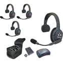 Eartec HUB523 UltraLITE/HUB 5-Person Duplex Wireless Intercom System - 1 HUB/2 UltraLITE Single/3 Double Headset