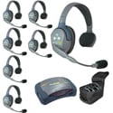 Eartec HUB7S HUB w/UltraLITE - Full Duplex Wireless Headset Intercom System for Large Crews - 1 HUB/7 UltraLITE Single