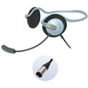 Photo of Eartec MO5XLR/M Monarch Mid-Weight Dual-Ear Headset for Clear-Com / RTS / Telex - 5-Pin XLR